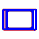 Курсоры для квартальных календарей синего цвета.