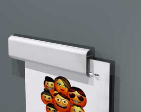 Плакатный профиль 24 (планки для плакатов и баннеров). Схема сборки плаката, рис. 1.