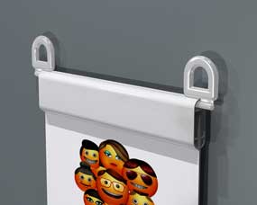 Плакатный профиль 24 (планки для плакатов и баннеров). Схема сборки плаката, рис. 2.